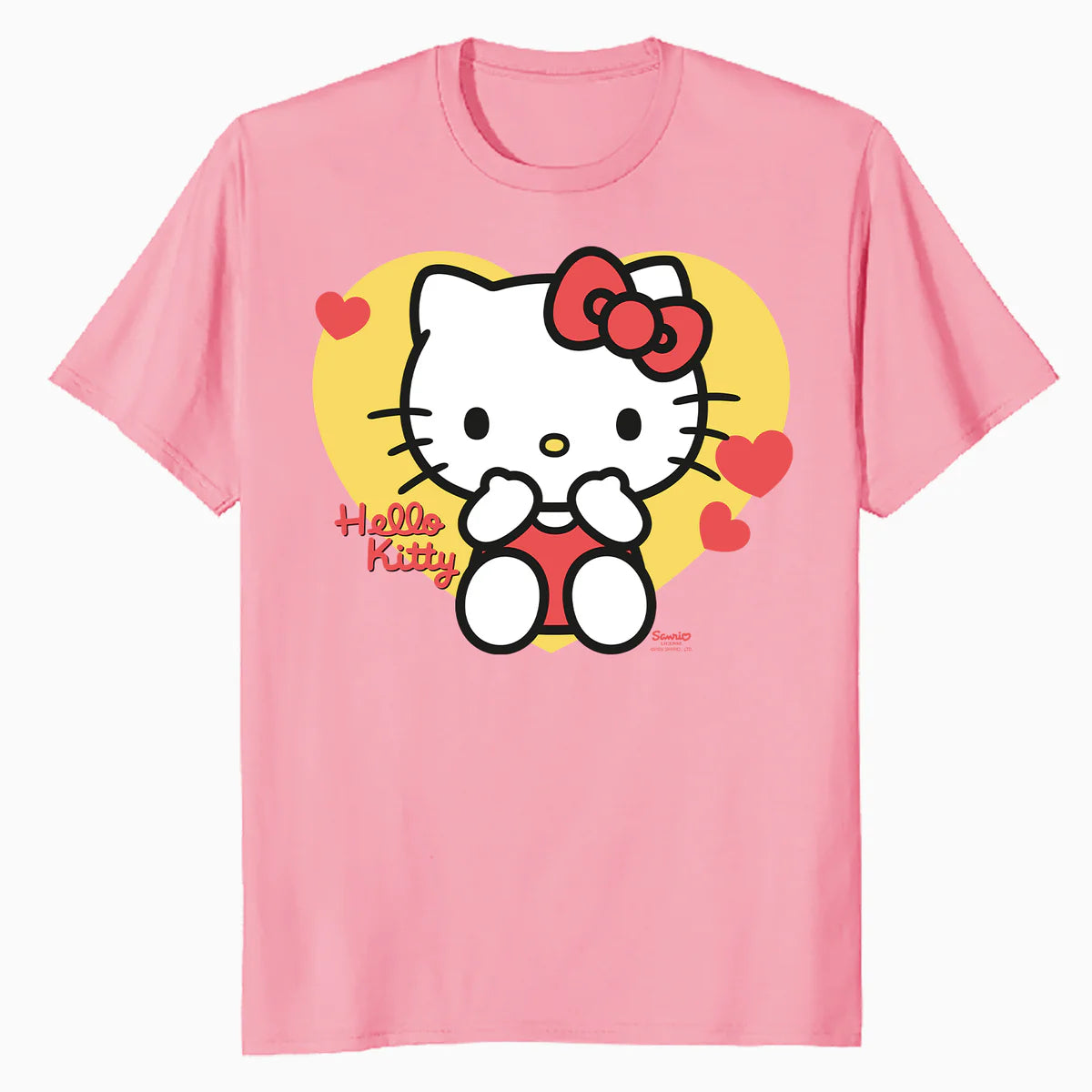 Hello Kitty Cheeky Valentines Sweet Cute Love XOXO Classic Official Men's T-Shirt