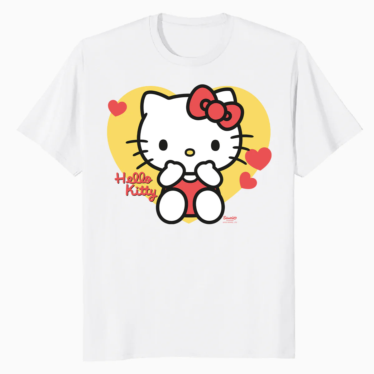 Hello Kitty Cheeky Valentines Sweet Cute Love XOXO Classic Official Men's T-Shirt