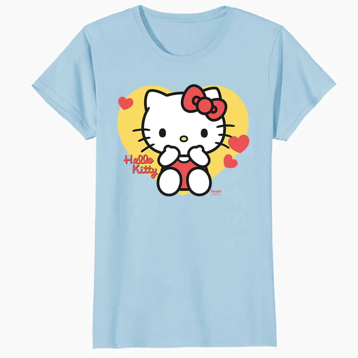 Hello Kitty Cheeky Valentines Sweet Cute Love XOXO Classic Official Women's T-Shirt