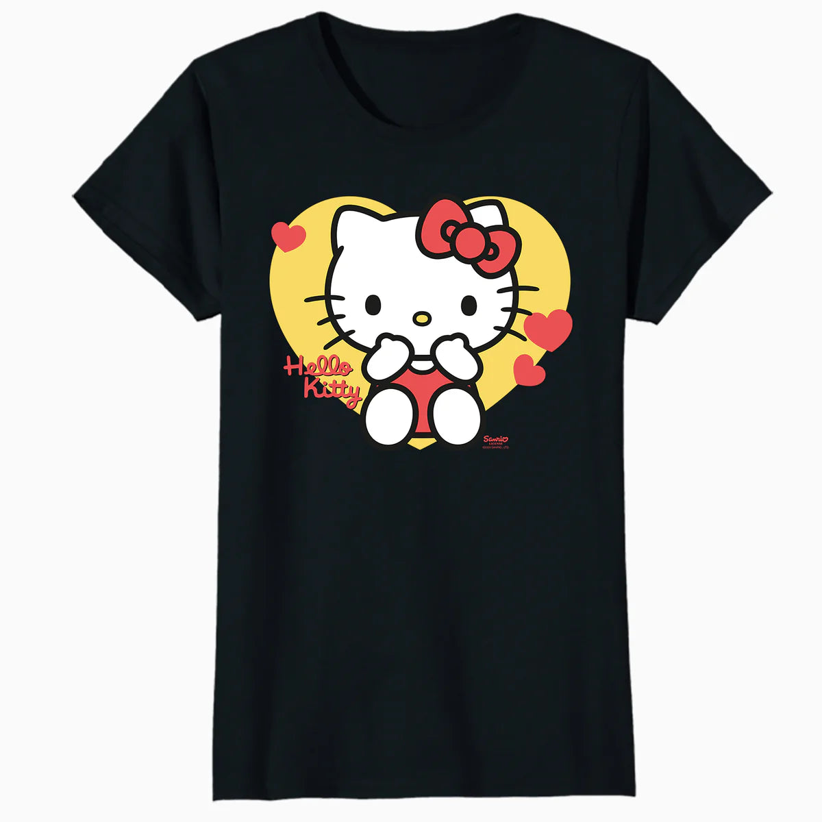 Hello Kitty Cheeky Valentines Sweet Cute Love XOXO Classic Official Women's T-Shirt