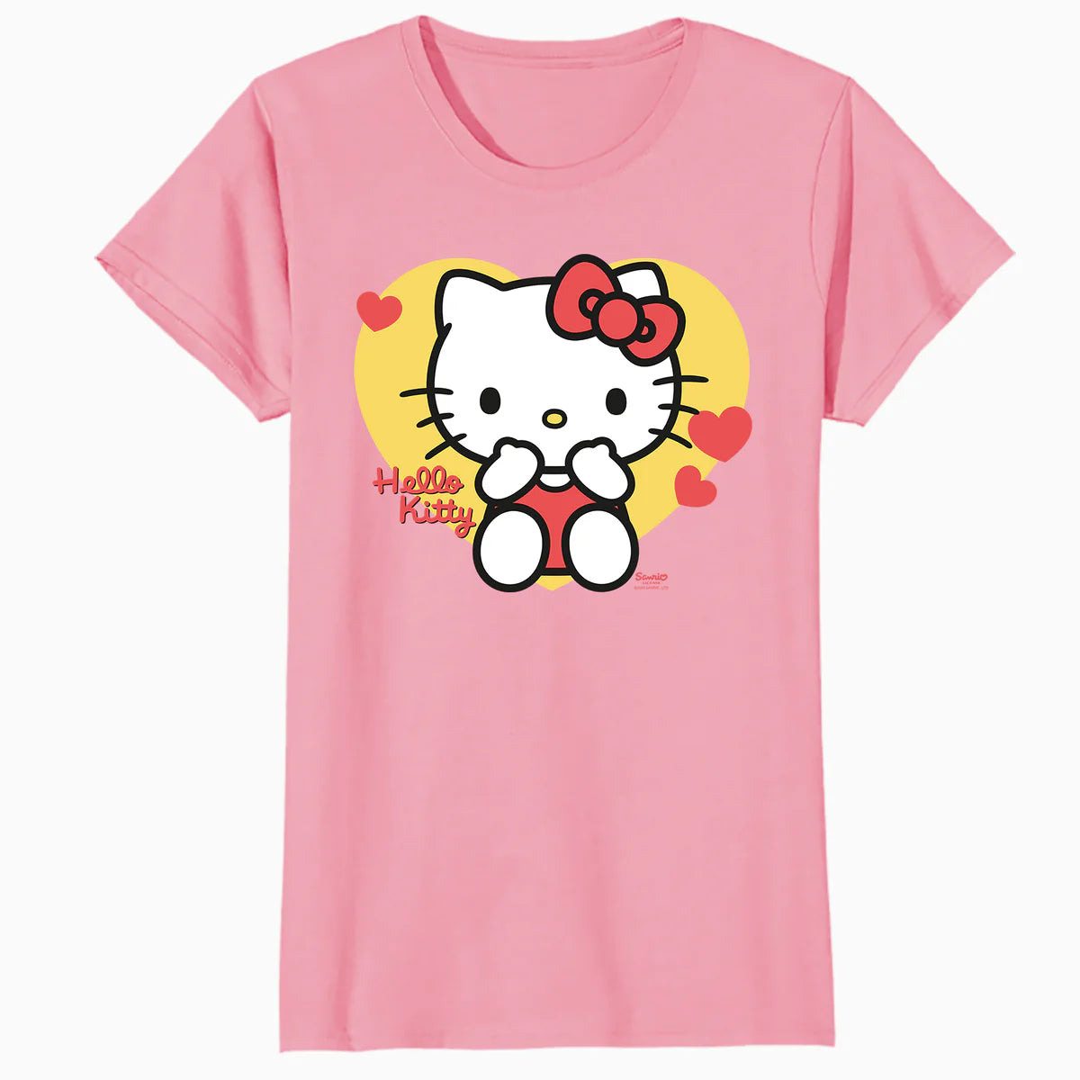 Hello Kitty Cheeky Valentines Sweet Cute Love XOXO Classic Official Women's T-Shirt