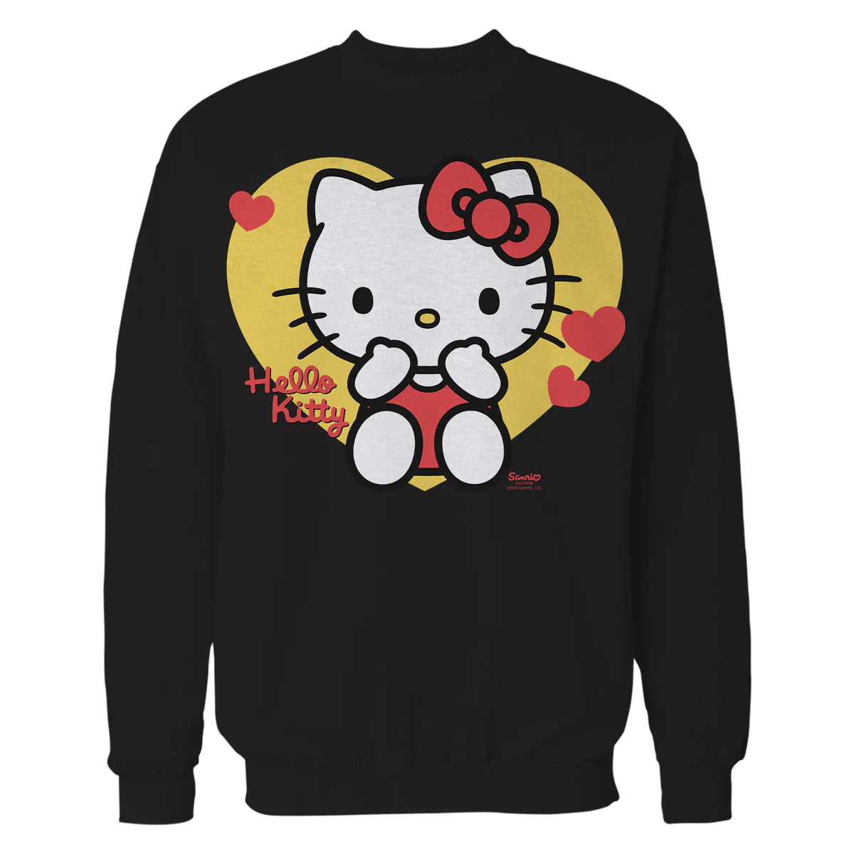 Hello Kitty Cheeky Valentines Sweet Cute Love XOXO Classic Official Sweatshirt