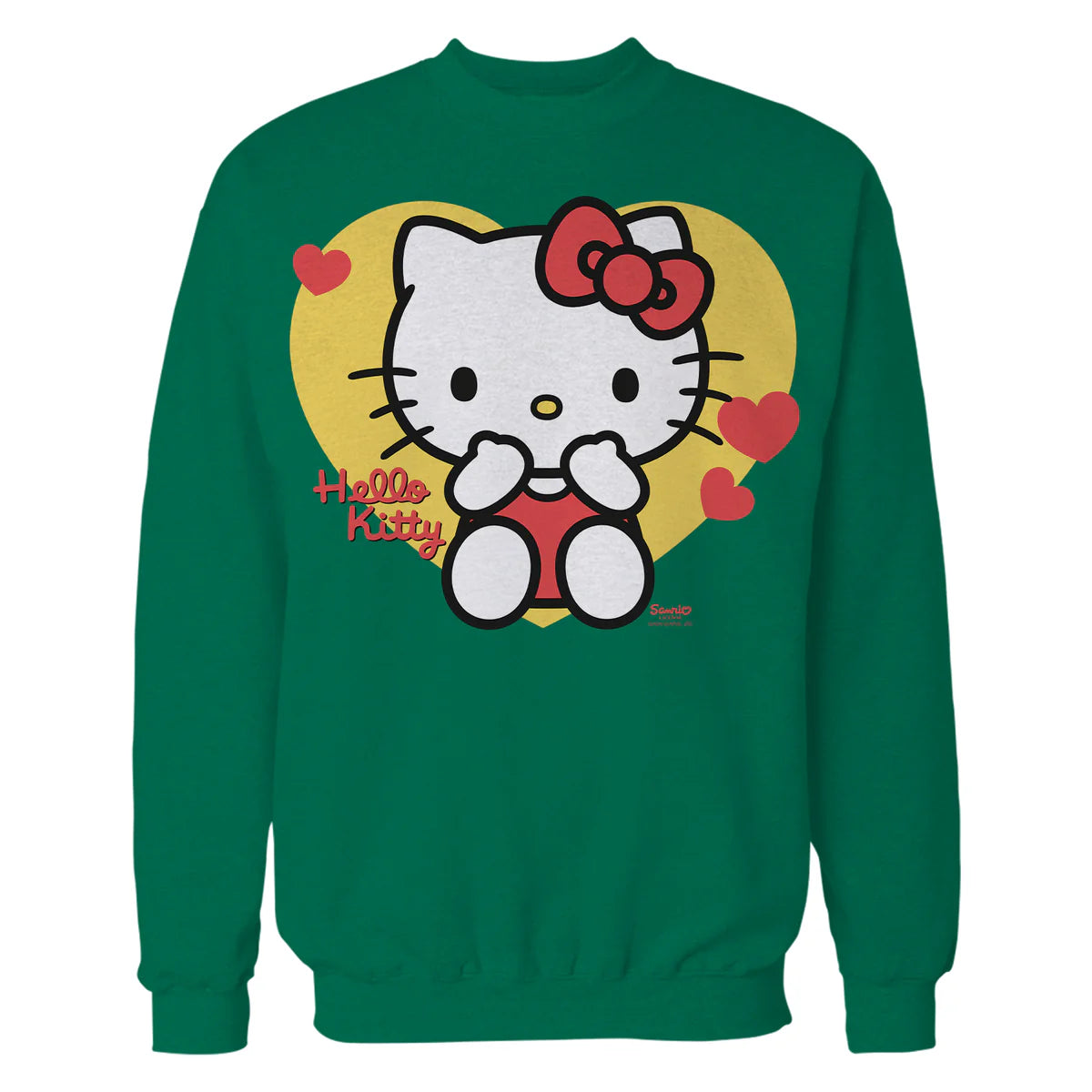 Hello Kitty Cheeky Valentines Sweet Cute Love XOXO Classic Official Sweatshirt