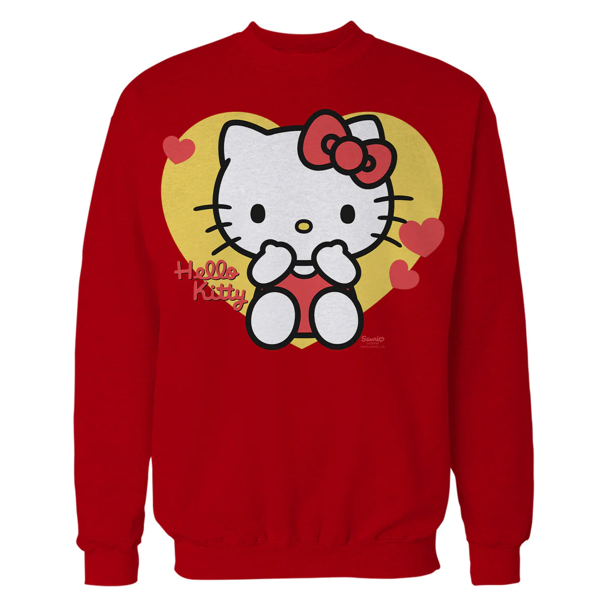 Hello Kitty Cheeky Valentines Sweet Cute Love XOXO Classic Official Sweatshirt