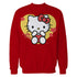 Hello Kitty Cheeky Valentines Sweet Cute Love XOXO Classic Official Sweatshirt