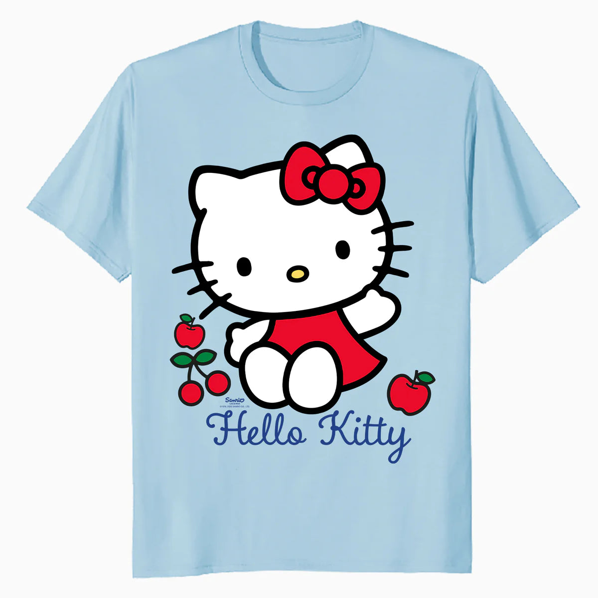 Hello Kitty Cherry Bow Sweet Cute Friends XOXO Pose Classic Official Men's T-Shirt