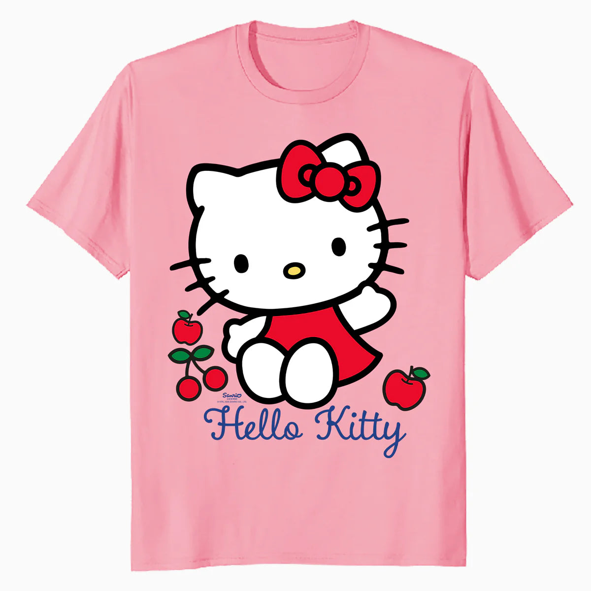 Hello Kitty Cherry Bow Sweet Cute Friends XOXO Pose Classic Official Men's T-Shirt
