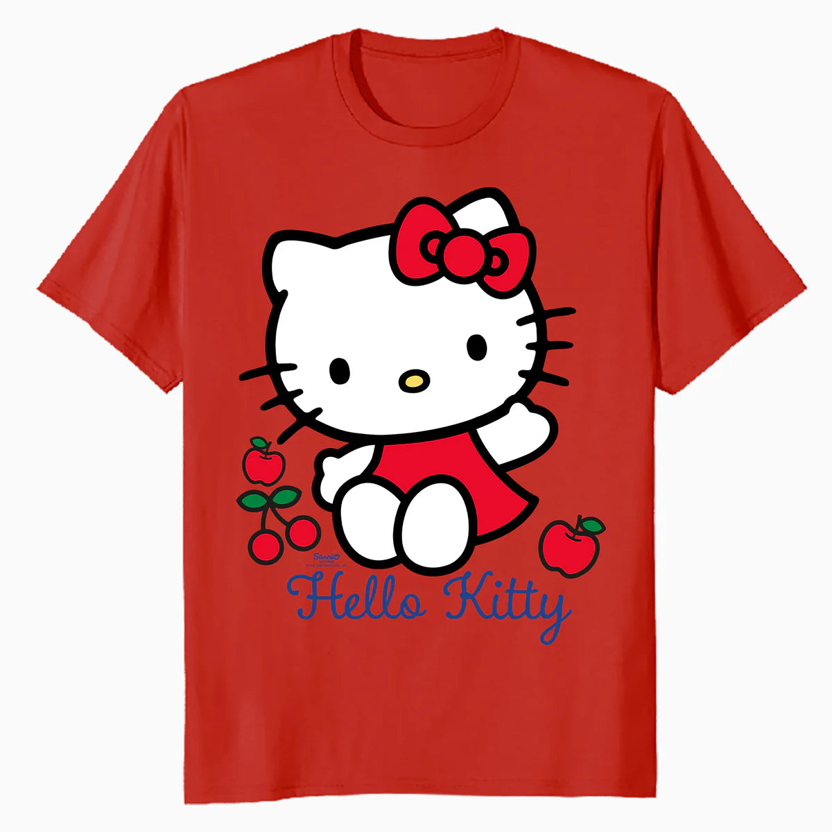 Hello Kitty Cherry Bow Sweet Cute Friends XOXO Pose Classic Official Men's T-Shirt