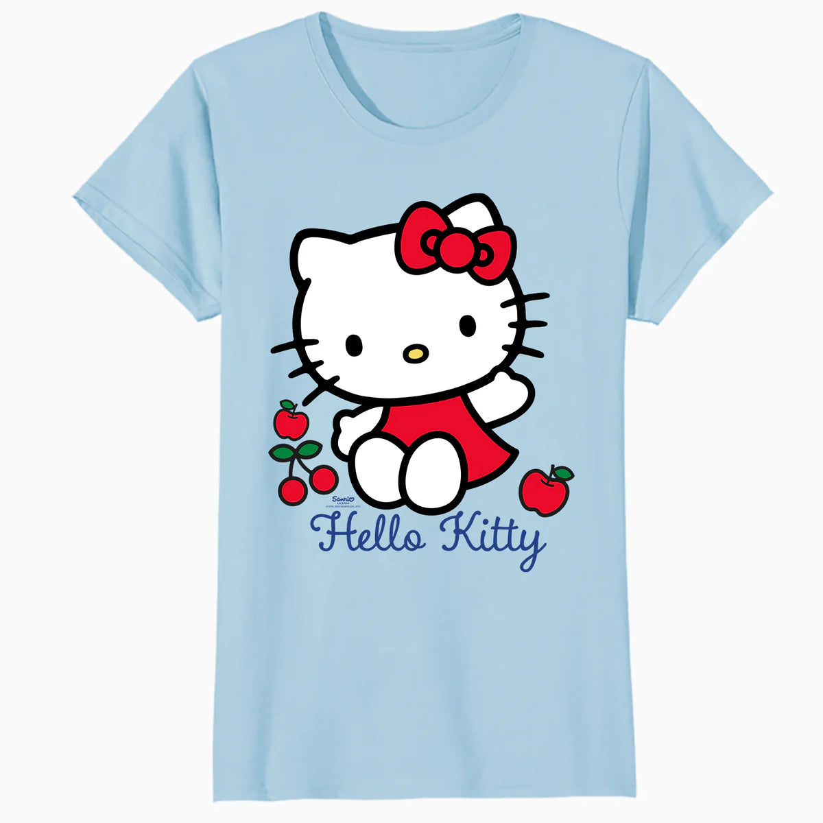 Hello Kitty Cherry Bow Sweet Cute Friends XOXO Pose Classic Official Women's T-Shirt