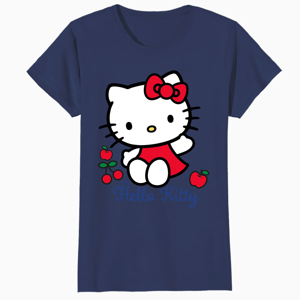 Hello Kitty Cherry Bow Sweet Cute Friends XOXO Pose Classic Official Women's T-Shirt