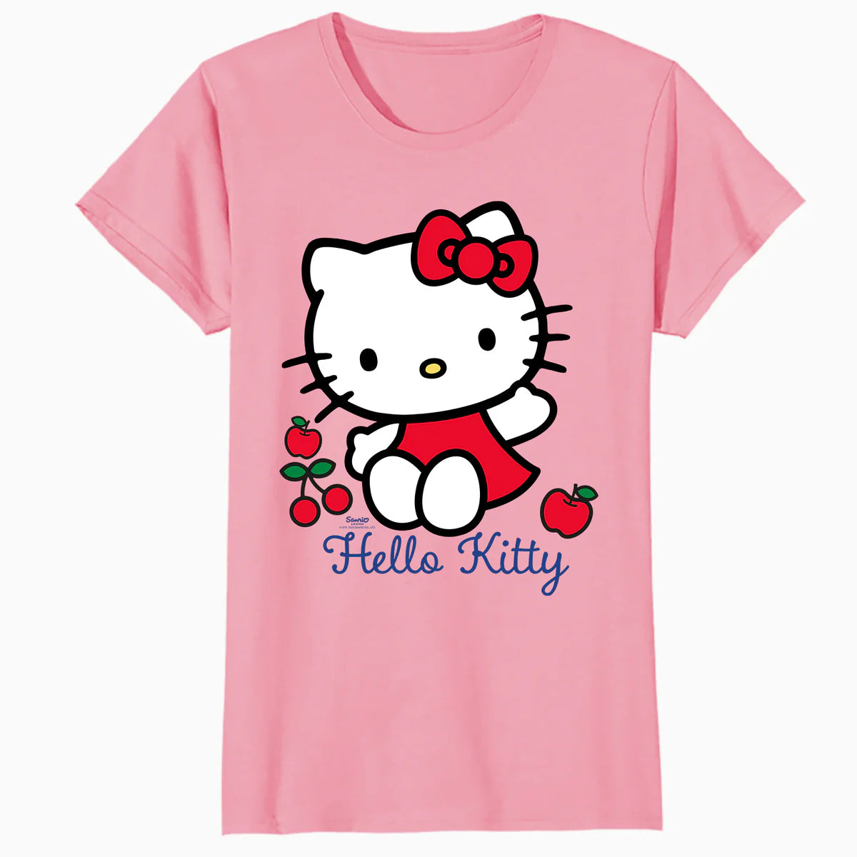 Hello Kitty Cherry Bow Sweet Cute Friends XOXO Pose Classic Official Women's T-Shirt