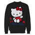 Hello Kitty Cherry Bow Sweet Cute Friends XOXO Pose Classic Official Sweatshirt