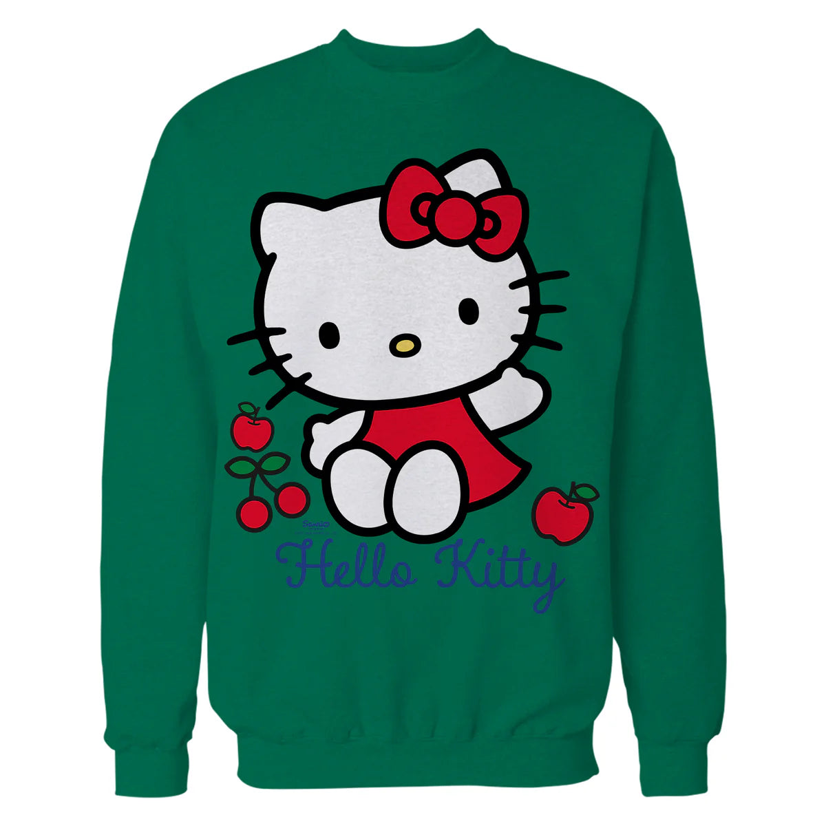 Hello Kitty Cherry Bow Sweet Cute Friends XOXO Pose Classic Official Sweatshirt
