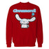 Hello Kitty Cinnamoroll Pose XOXO Cute Fun Wand Classic Logo Official Sweatshirt