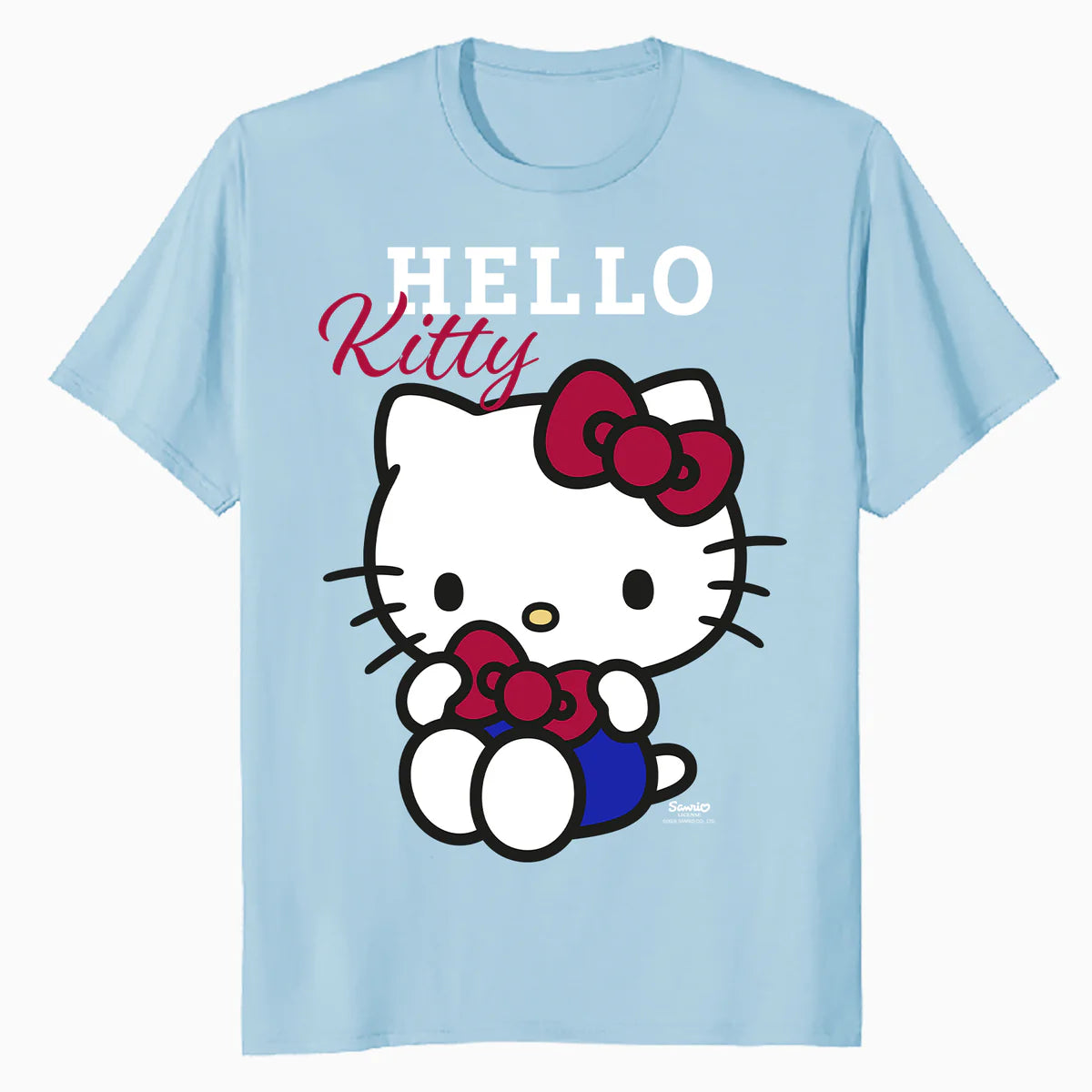 Hello Kitty College School Team Fun Sweet Cute Pose Classic Official Men's T-Shirt
