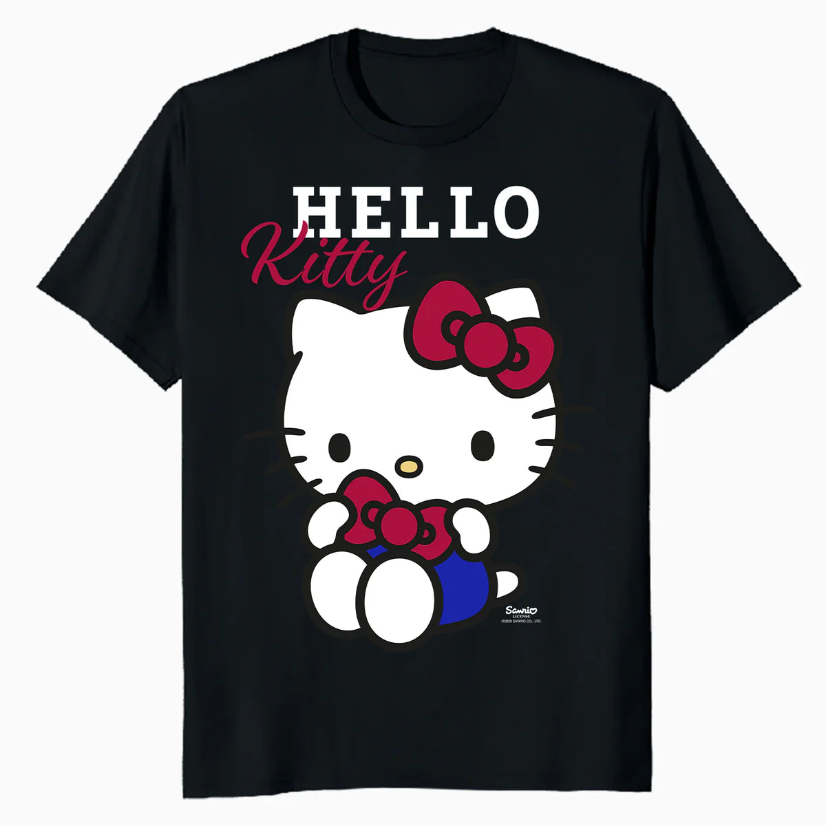 Hello Kitty College School Team Fun Sweet Cute Pose Classic Official Men's T-Shirt