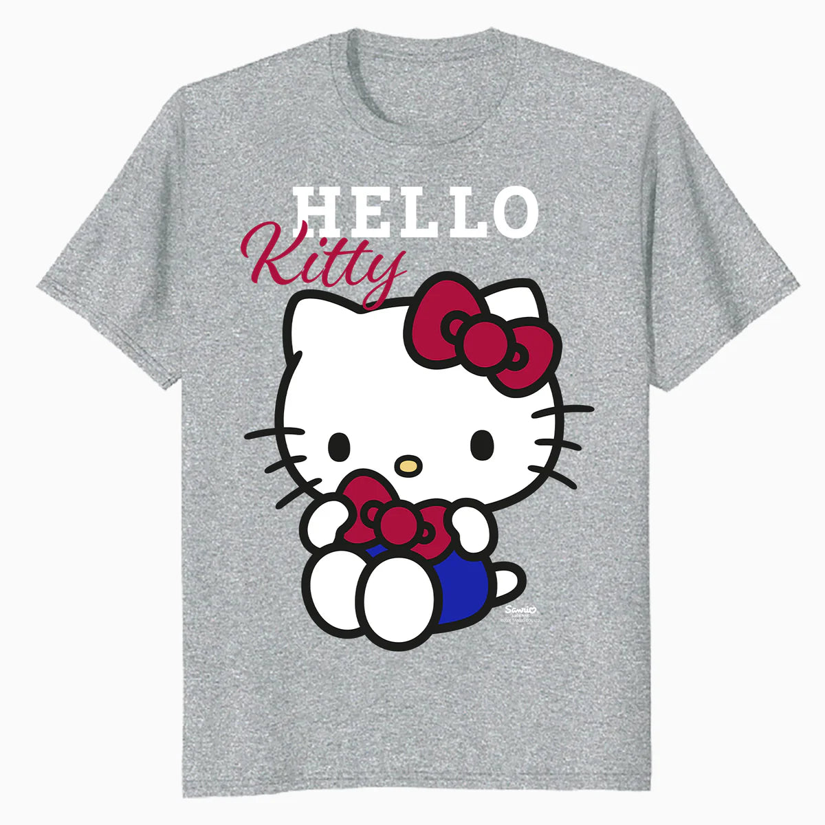 Hello Kitty College School Team Fun Sweet Cute Pose Classic Official Men's T-Shirt
