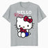 Hello Kitty College School Team Fun Sweet Cute Pose Classic Official Men's T-Shirt