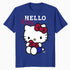 Hello Kitty College School Team Fun Sweet Cute Pose Classic Official Men's T-Shirt