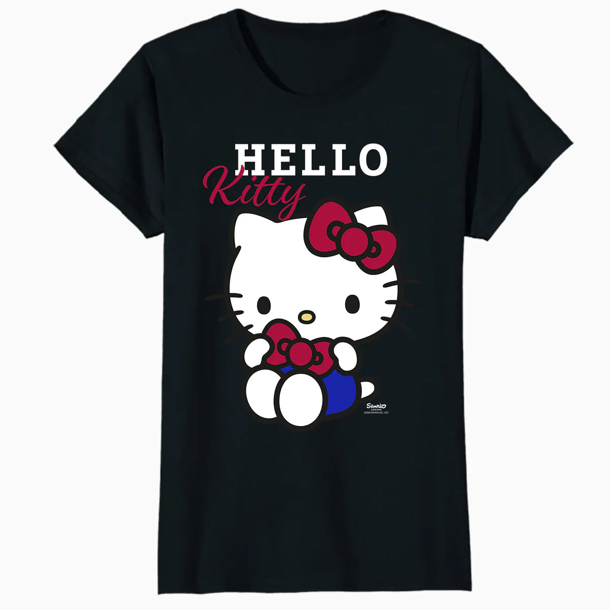 Hello Kitty College School Team Fun Sweet Cute Pose Classic Official Women's T-Shirt