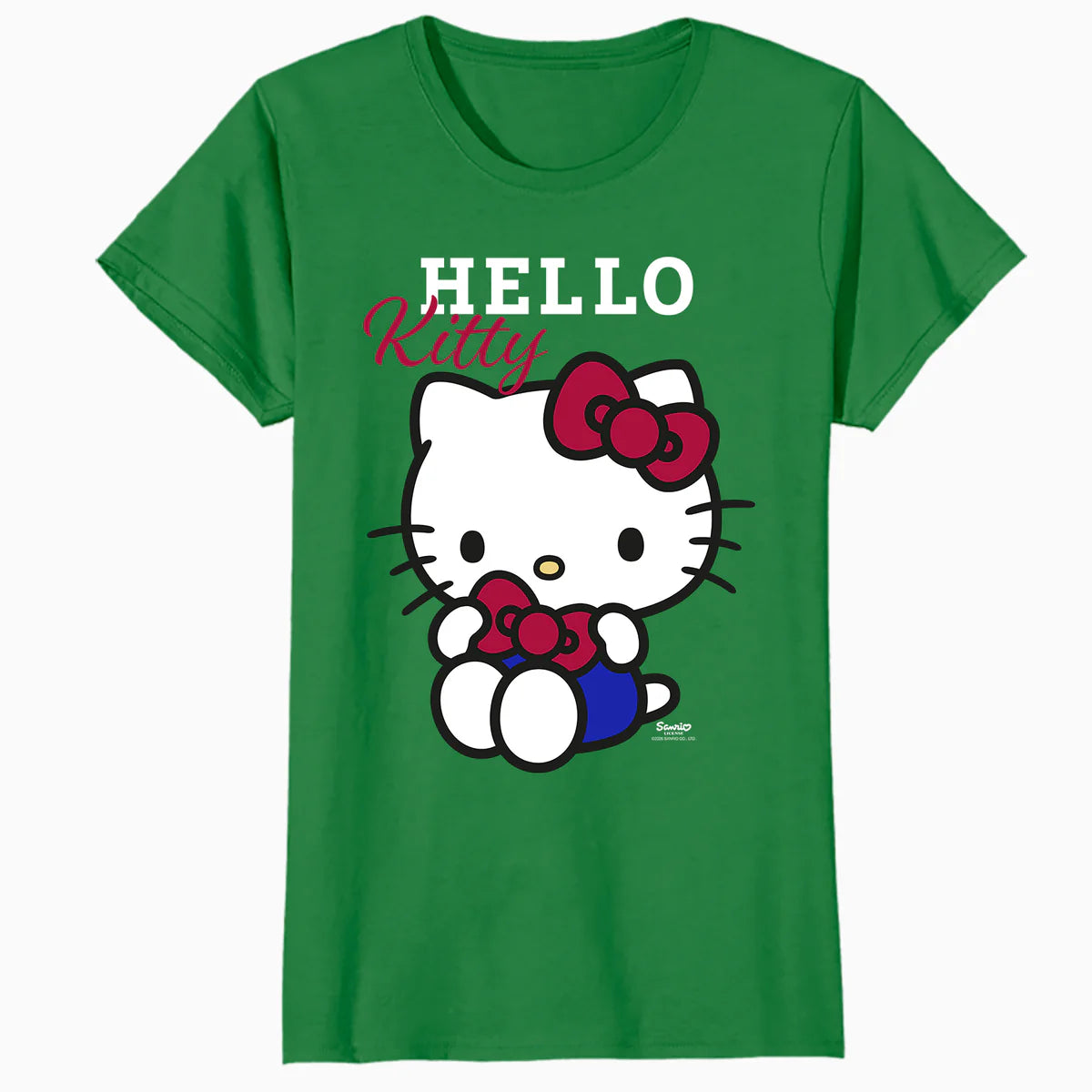 Hello Kitty College School Team Fun Sweet Cute Pose Classic Official Women's T-Shirt