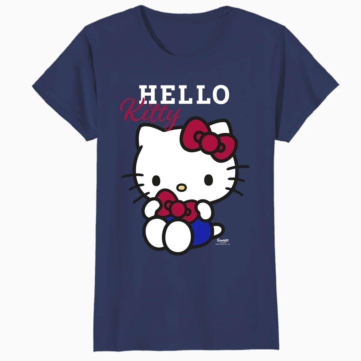 Hello Kitty College School Team Fun Sweet Cute Pose Classic Official Women's T-Shirt