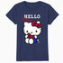 Hello Kitty College School Team Fun Sweet Cute Pose Classic Official Women's T-Shirt