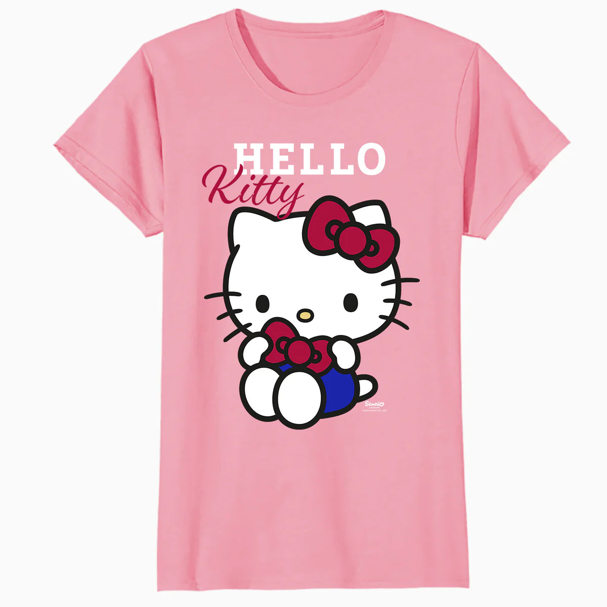 Hello Kitty College School Team Fun Sweet Cute Pose Classic Official Women's T-Shirt