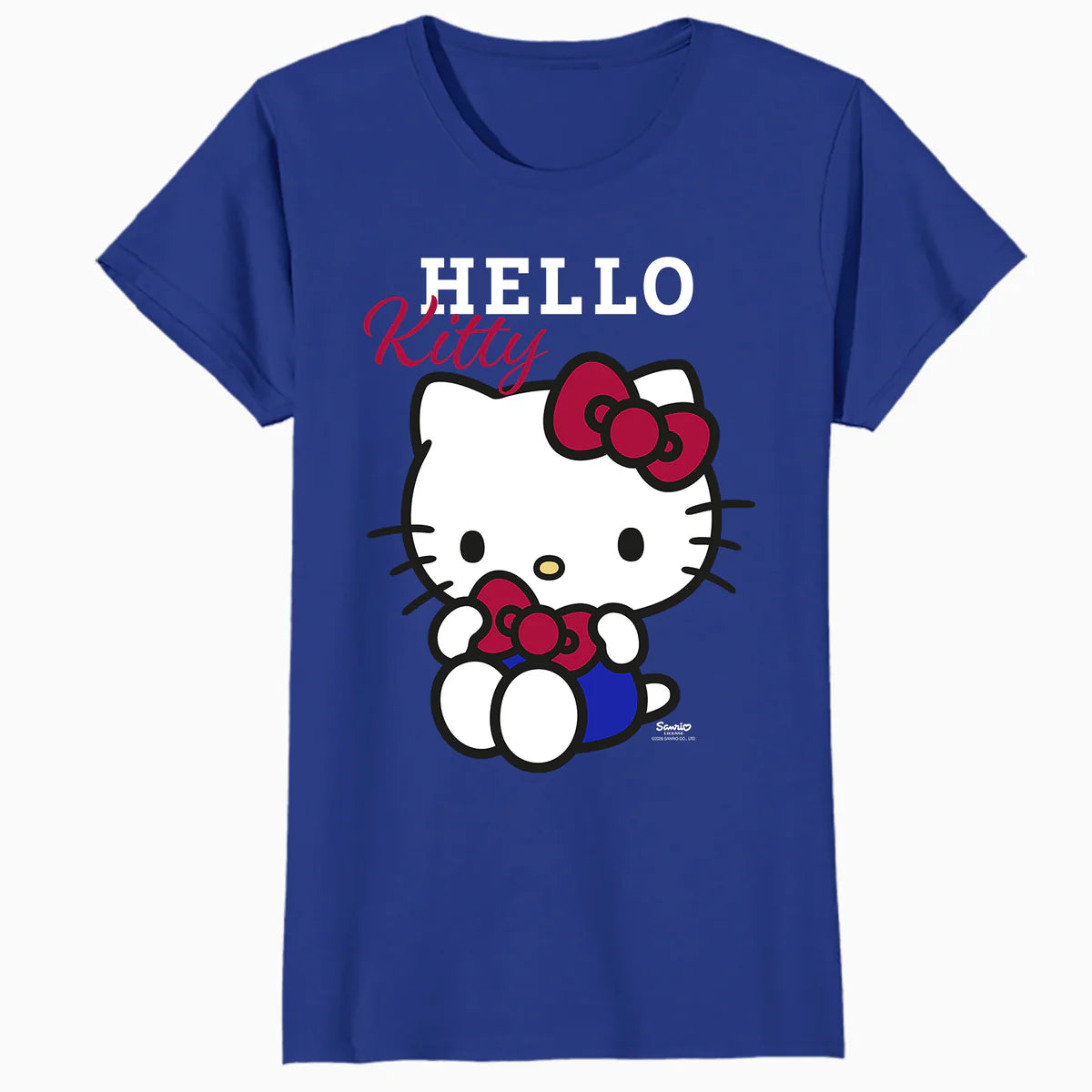 Hello Kitty College School Team Fun Sweet Cute Pose Classic Official Women's T-Shirt