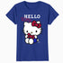 Hello Kitty College School Team Fun Sweet Cute Pose Classic Official Women's T-Shirt