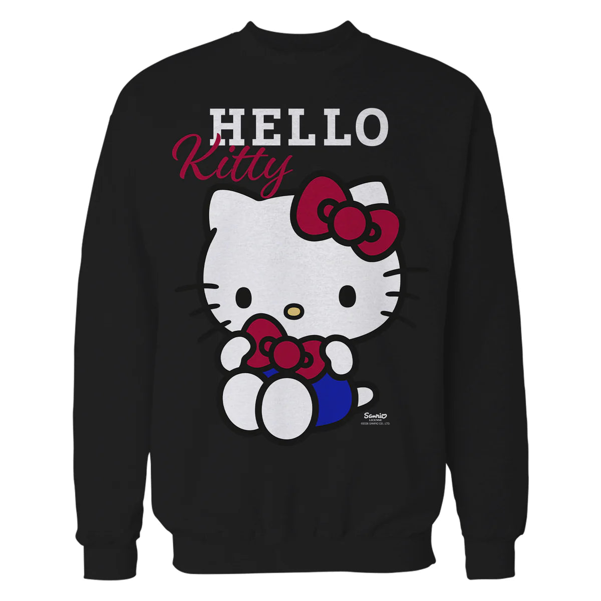 Hello Kitty College School Team Fun Sweet Cute Pose Classic Official Sweatshirt