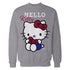 Hello Kitty College School Team Fun Sweet Cute Pose Classic Official Sweatshirt