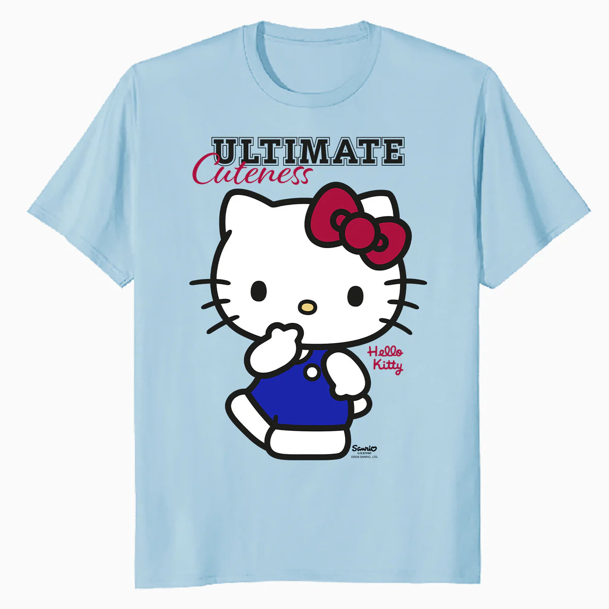 Hello Kitty College Sport Sweet Cute Character Pose Classic Official Men's T-Shirt