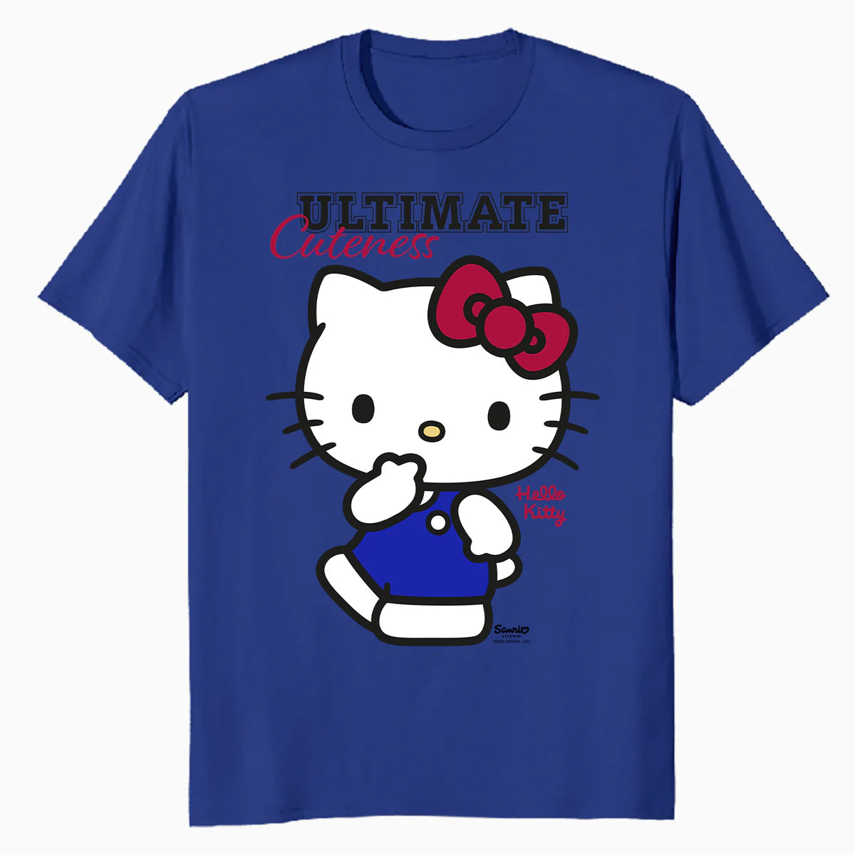 Hello Kitty College Sport Sweet Cute Character Pose Classic Official Men's T-Shirt