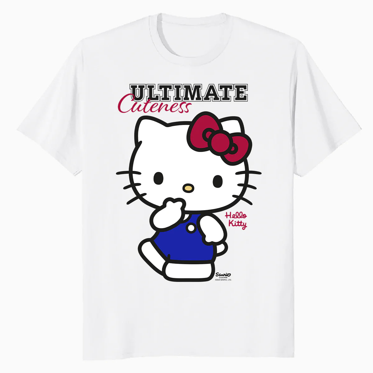 Hello Kitty College Sport Sweet Cute Character Pose Classic Official Men's T-Shirt