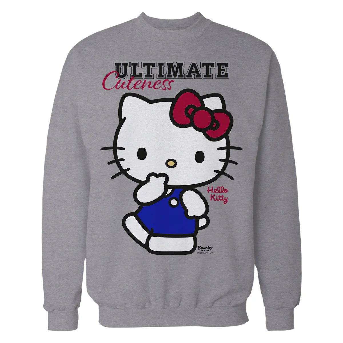 Hello Kitty College Sport Sweet Cute Character Pose Classic Official Sweatshirt
