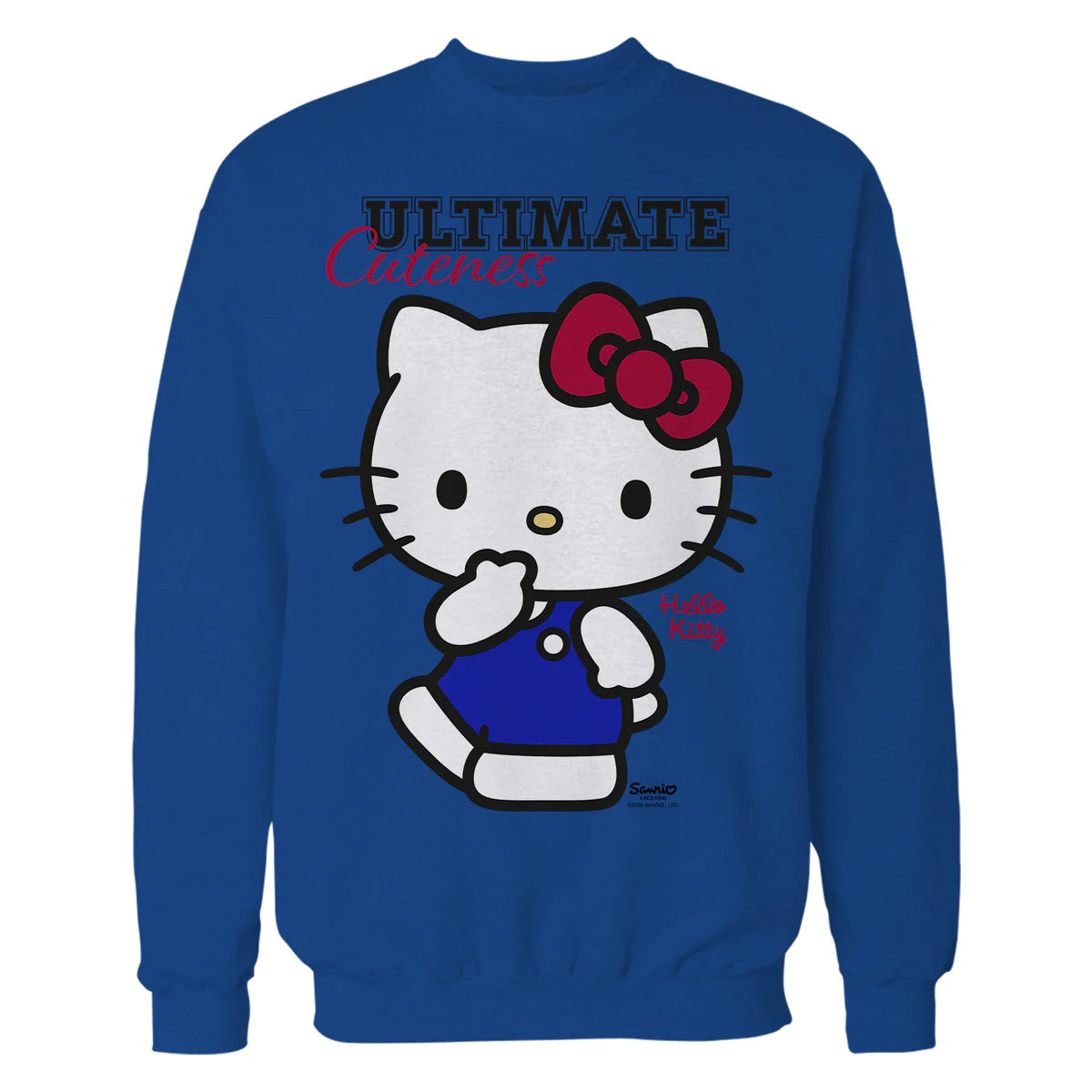 Hello Kitty College Sport Sweet Cute Character Pose Classic Official Sweatshirt