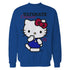 Hello Kitty College Sport Sweet Cute Character Pose Classic Official Sweatshirt