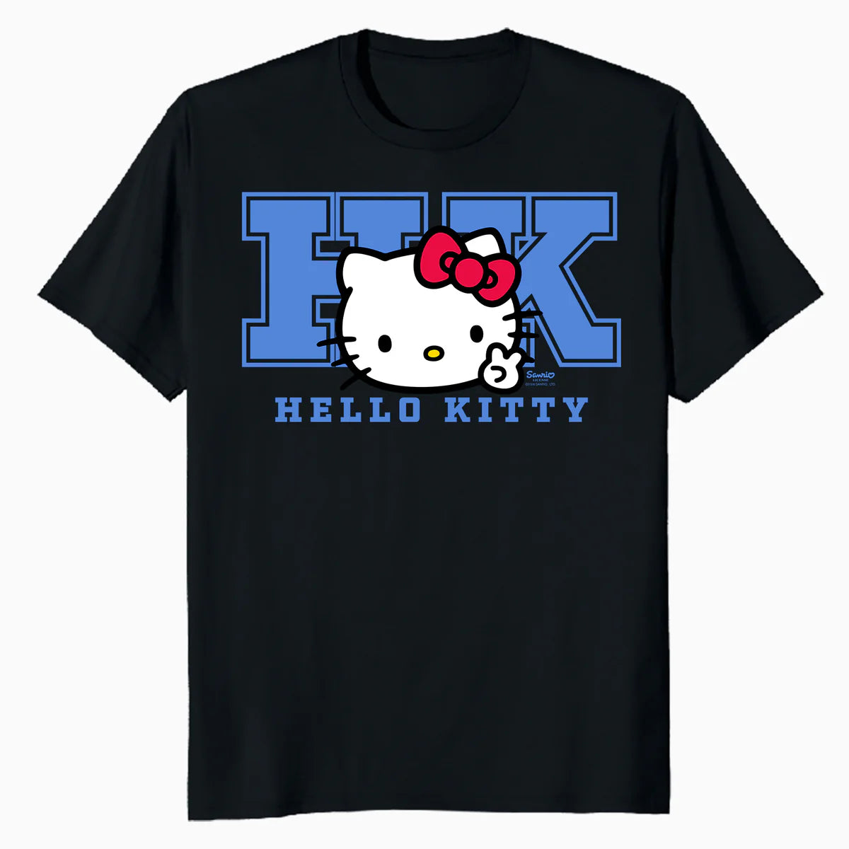 Hello Kitty College Stencil Sport Team Friendship Classic Official Men's T-Shirt