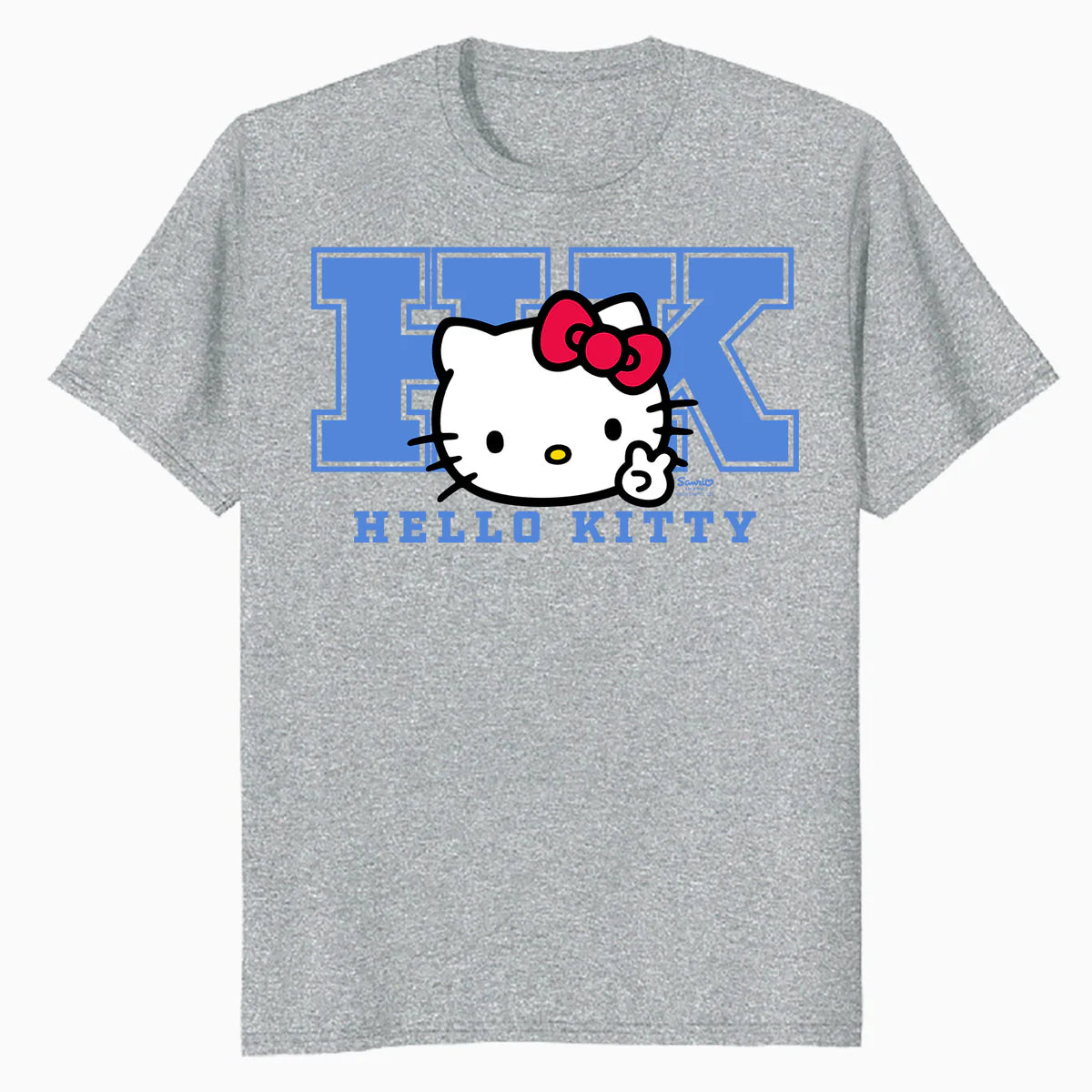 Hello Kitty College Stencil Sport Team Friendship Classic Official Men's T-Shirt