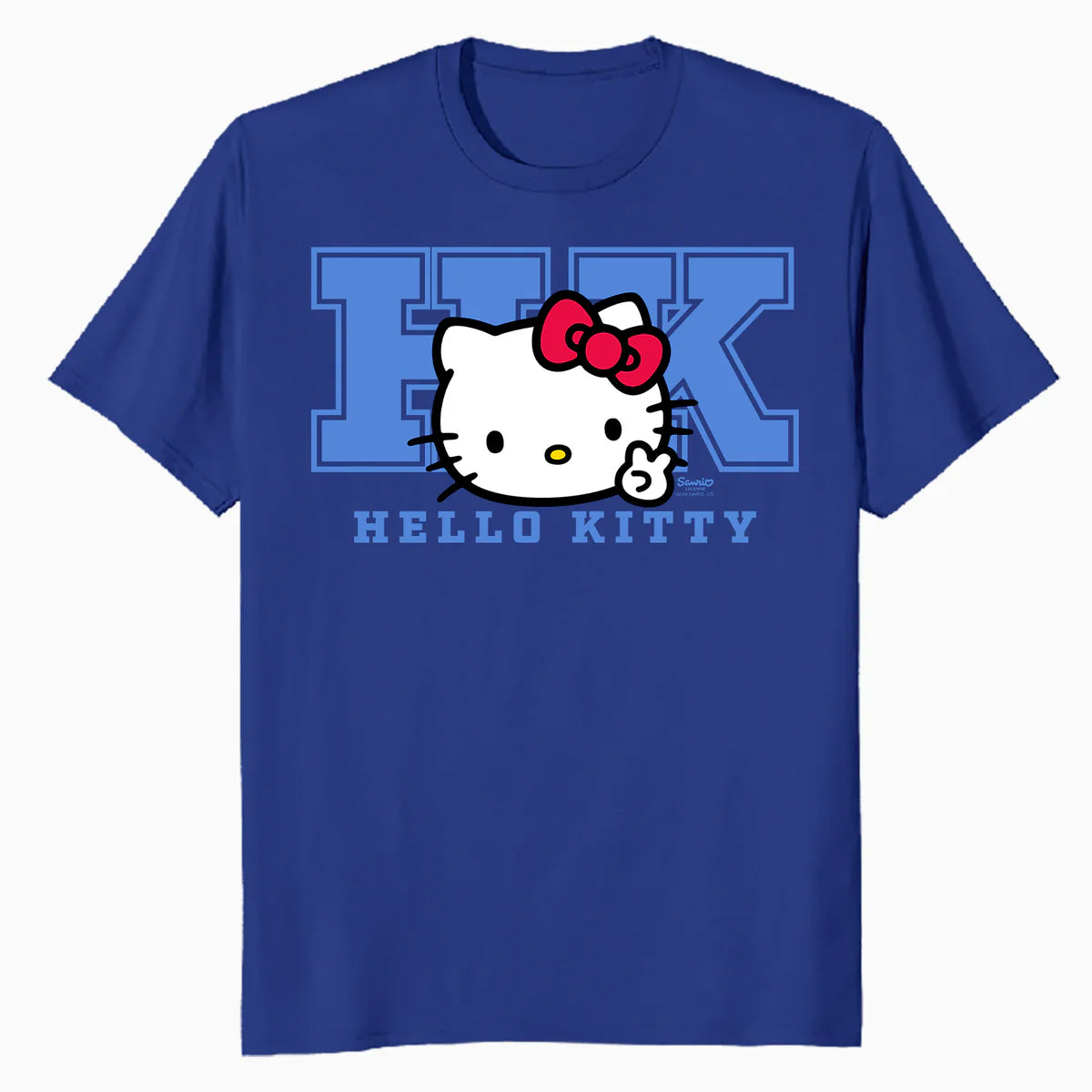 Hello Kitty College Stencil Sport Team Friendship Classic Official Men's T-Shirt