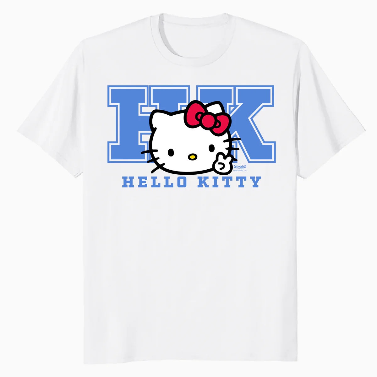 Hello Kitty College Stencil Sport Team Friendship Classic Official Men's T-Shirt