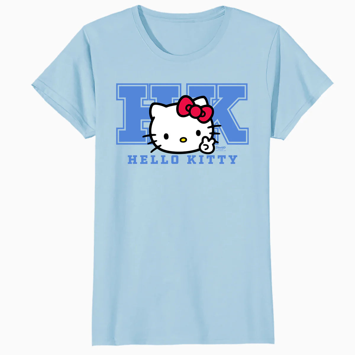 Hello Kitty College Stencil Sport Team Friendship Classic Official Women's T-Shirt