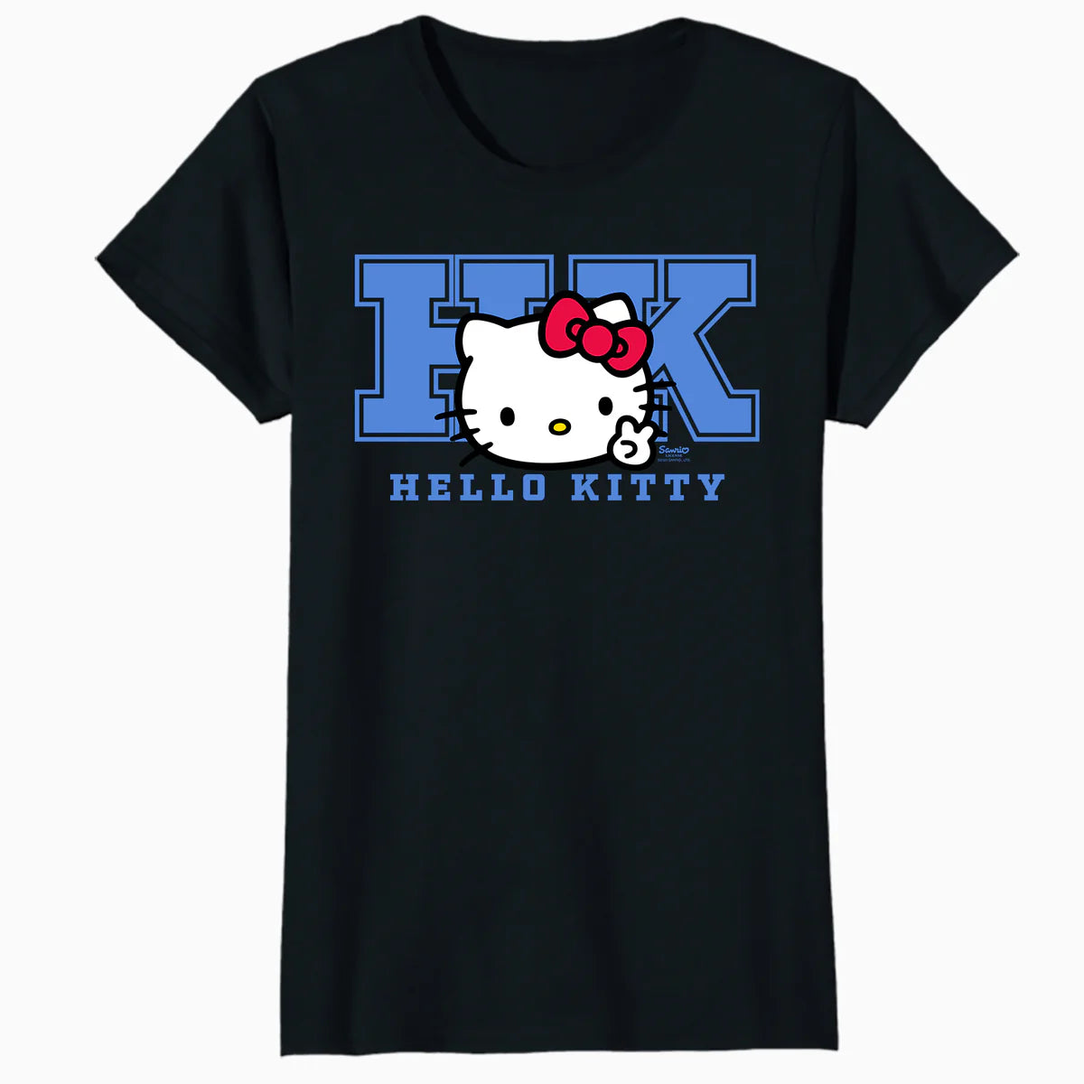 Hello Kitty College Stencil Sport Team Friendship Classic Official Women's T-Shirt