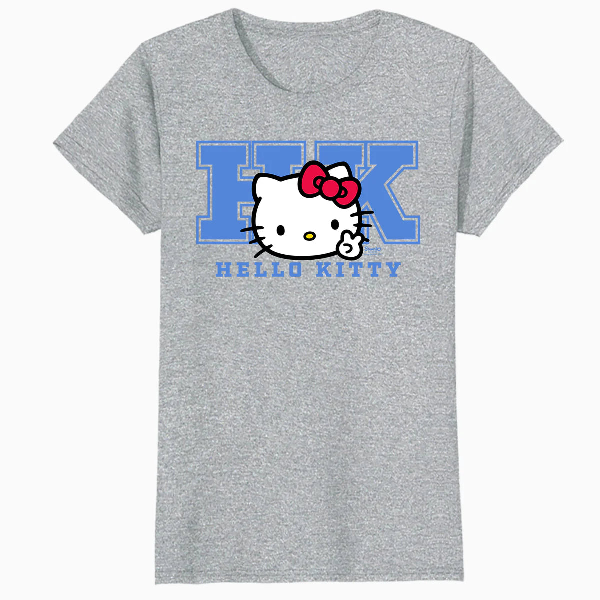 Hello Kitty College Stencil Sport Team Friendship Classic Official Women's T-Shirt