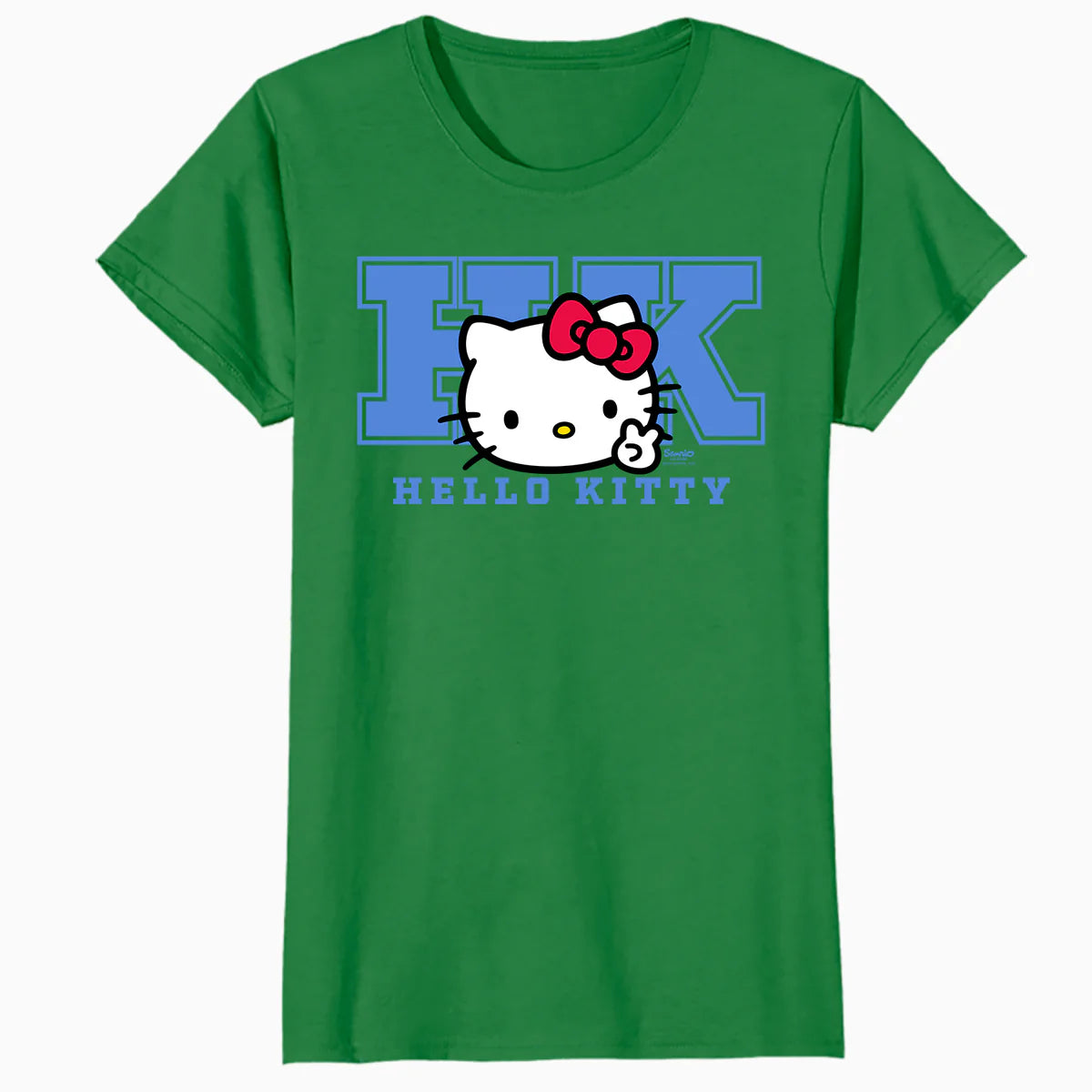 Hello Kitty College Stencil Sport Team Friendship Classic Official Women's T-Shirt