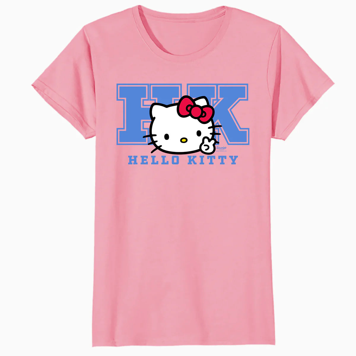 Hello Kitty College Stencil Sport Team Friendship Classic Official Women's T-Shirt