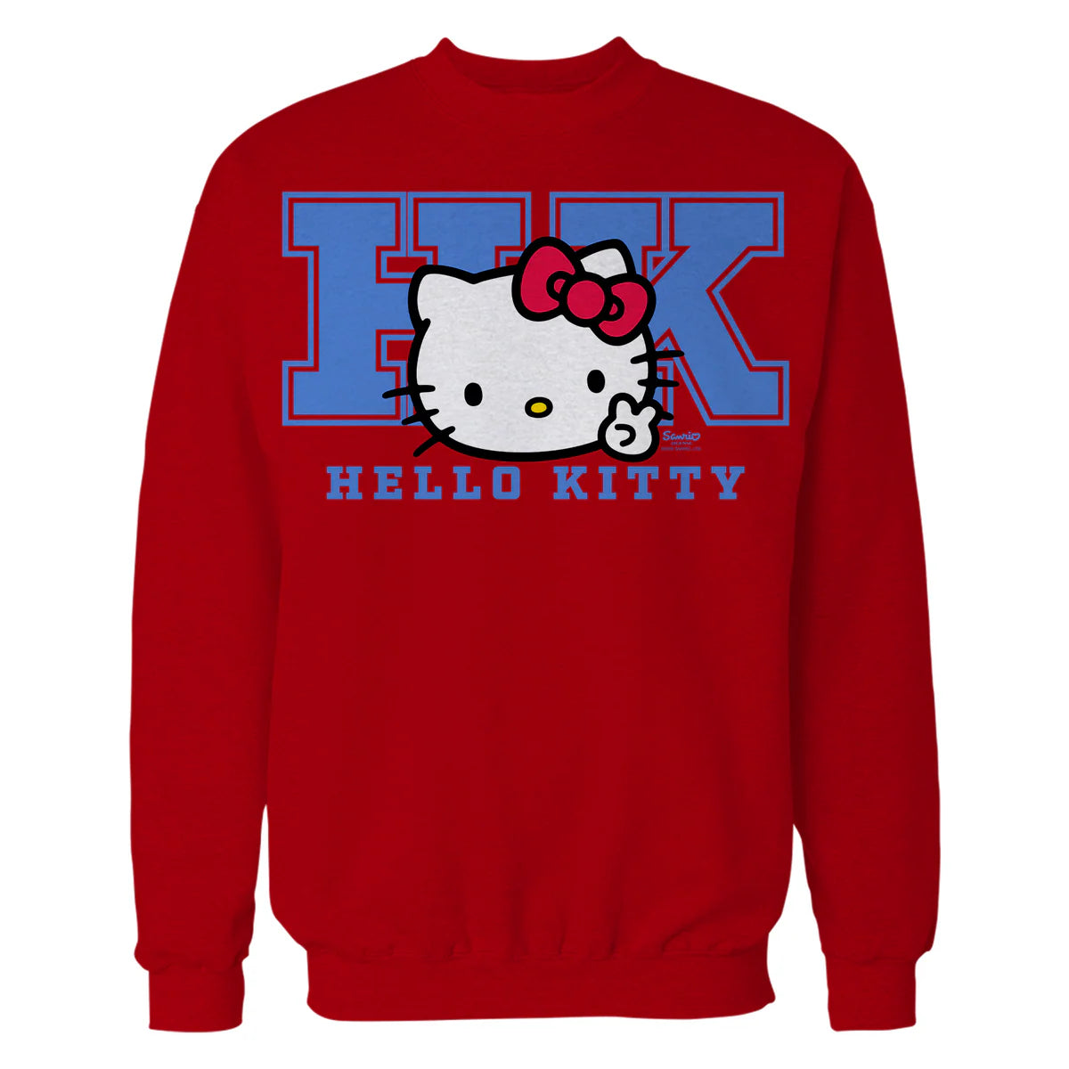 Hello Kitty College Stencil Sport Team Friendship Classic Official Sweatshirt