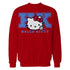 Hello Kitty College Stencil Sport Team Friendship Classic Official Sweatshirt