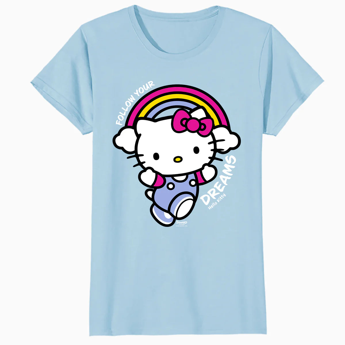 Hello Kitty Cool Cute Girl Power Leader Dreamer XOXO Classic Official Women's SKINNY FIT T-Shirt